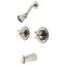 Kingston Brass KB666AX Pressure Balanced Two-Handle Tub and Shower Faucet, Polished Nickel KB666AX - alternate 1